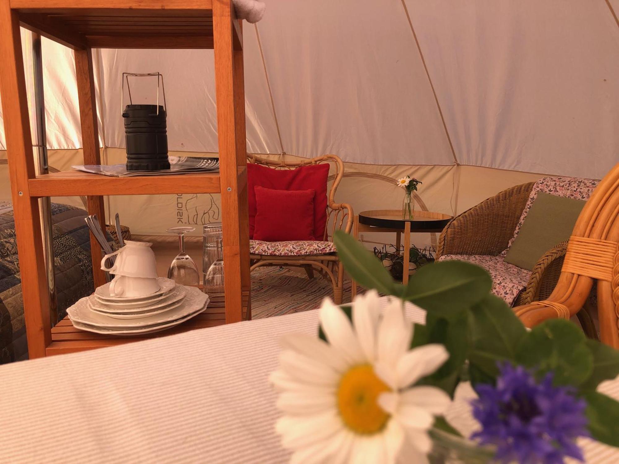 Отель Helles Have Glamping Стеге Экстерьер фото